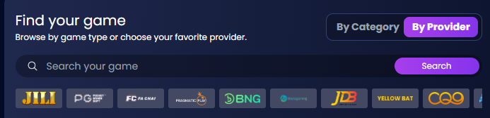 HelpSlotsWin.com provider filter
